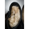 Меховые сапоги "Лесник" из натуральной кожи КРС, ручной работы, внутри обшиты овчиной, черные-1